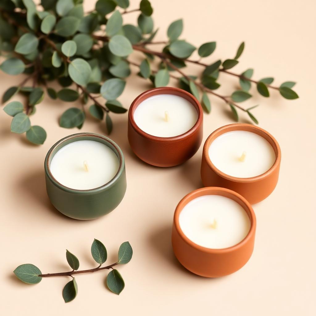 Eucalyptus Soy Candle Set